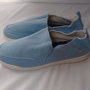 Tommy Bahama Kalanna Blue Denim Slip-On Shoes Size Womens Size 8.5 Sneak…